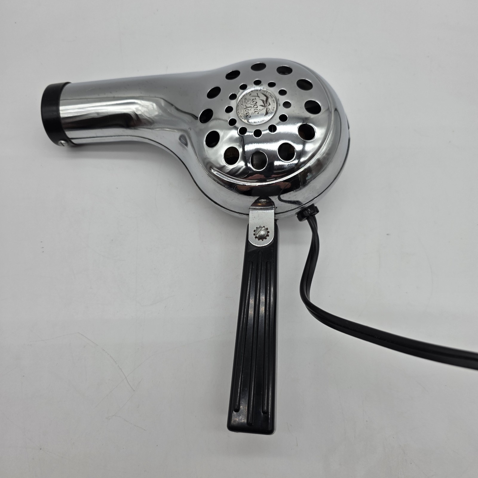 Vintage 50s Tested Works Tropic-Aire 38102 Chrome Hair Dryer McGraw Edison 