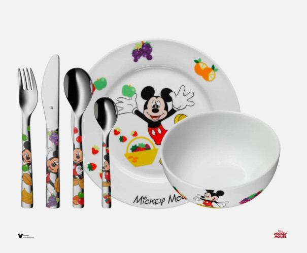 WMF Disney Mickey Mouse Cutlery Set of 6 (W1282959964) Ships from USA