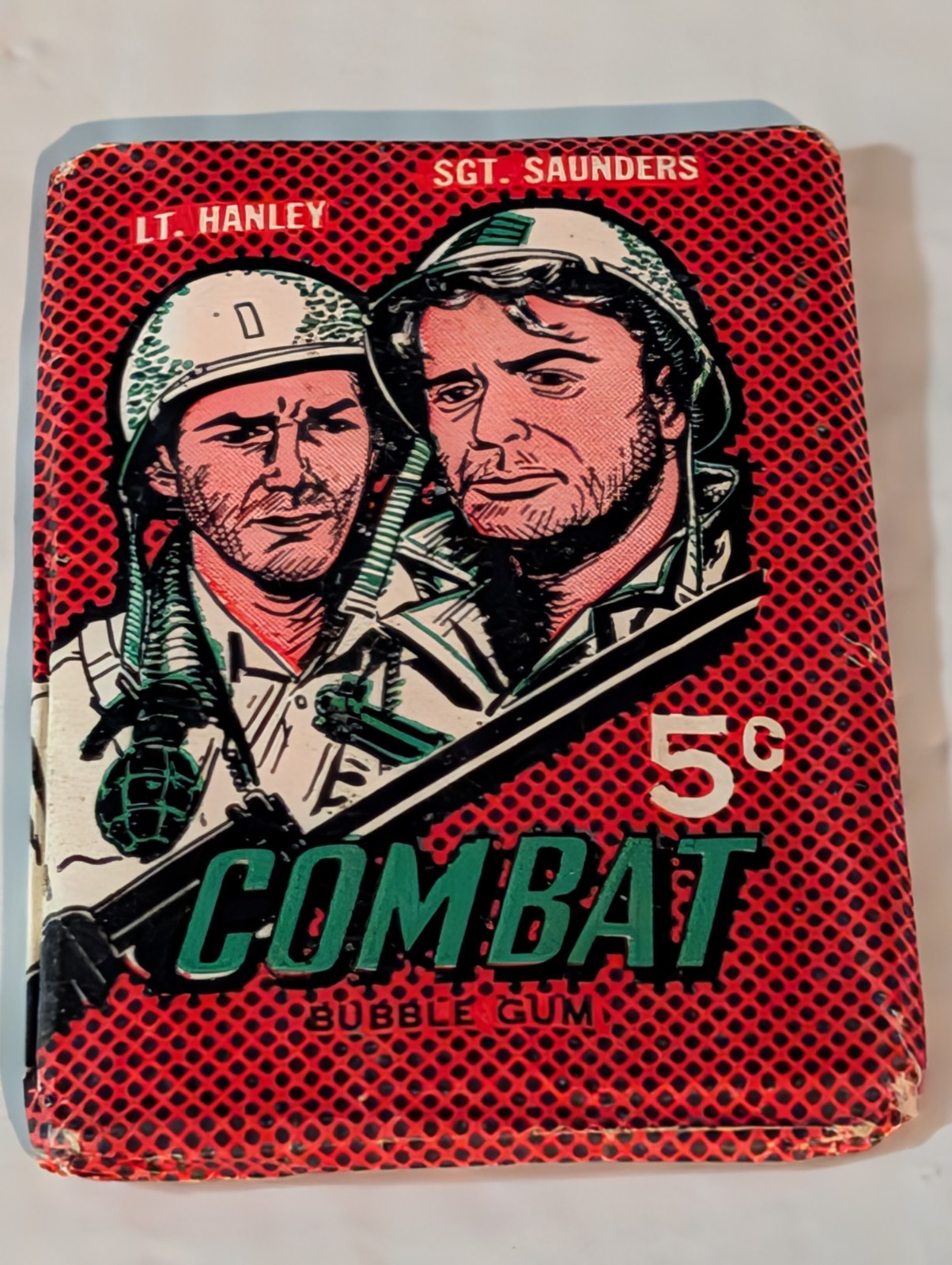 1964 Donruss Combat Series 2 Unopened 5¢ Wax Pack Sealed - Sgt Saunders Hanley