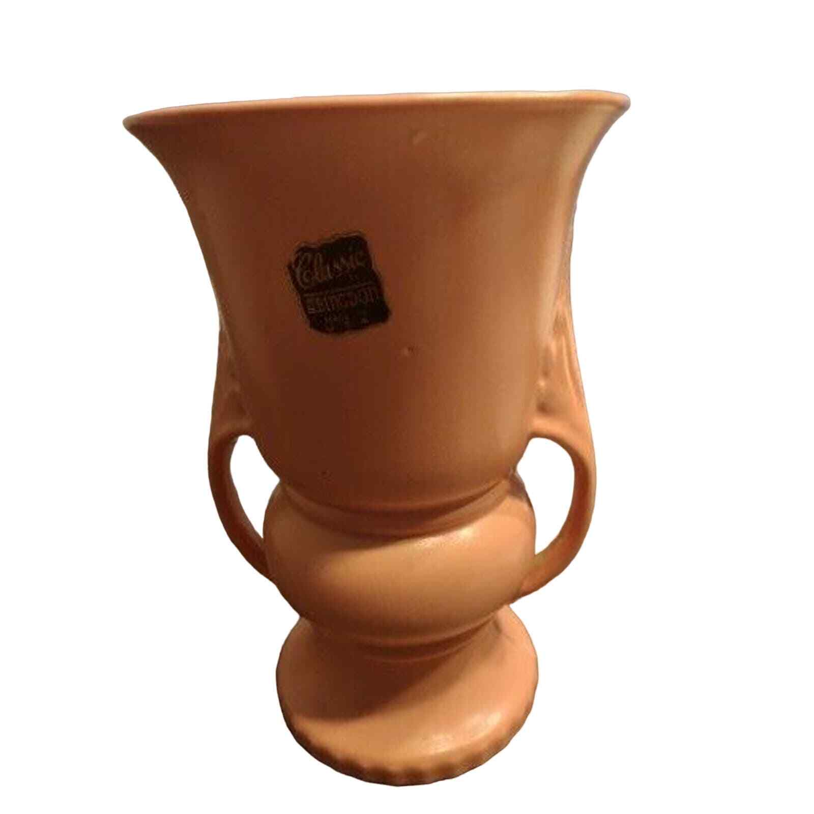 ABINGDON POTTERY USA VINTAGE VASE PINK #118 1940’s-1950\'S BEAUTIFUL