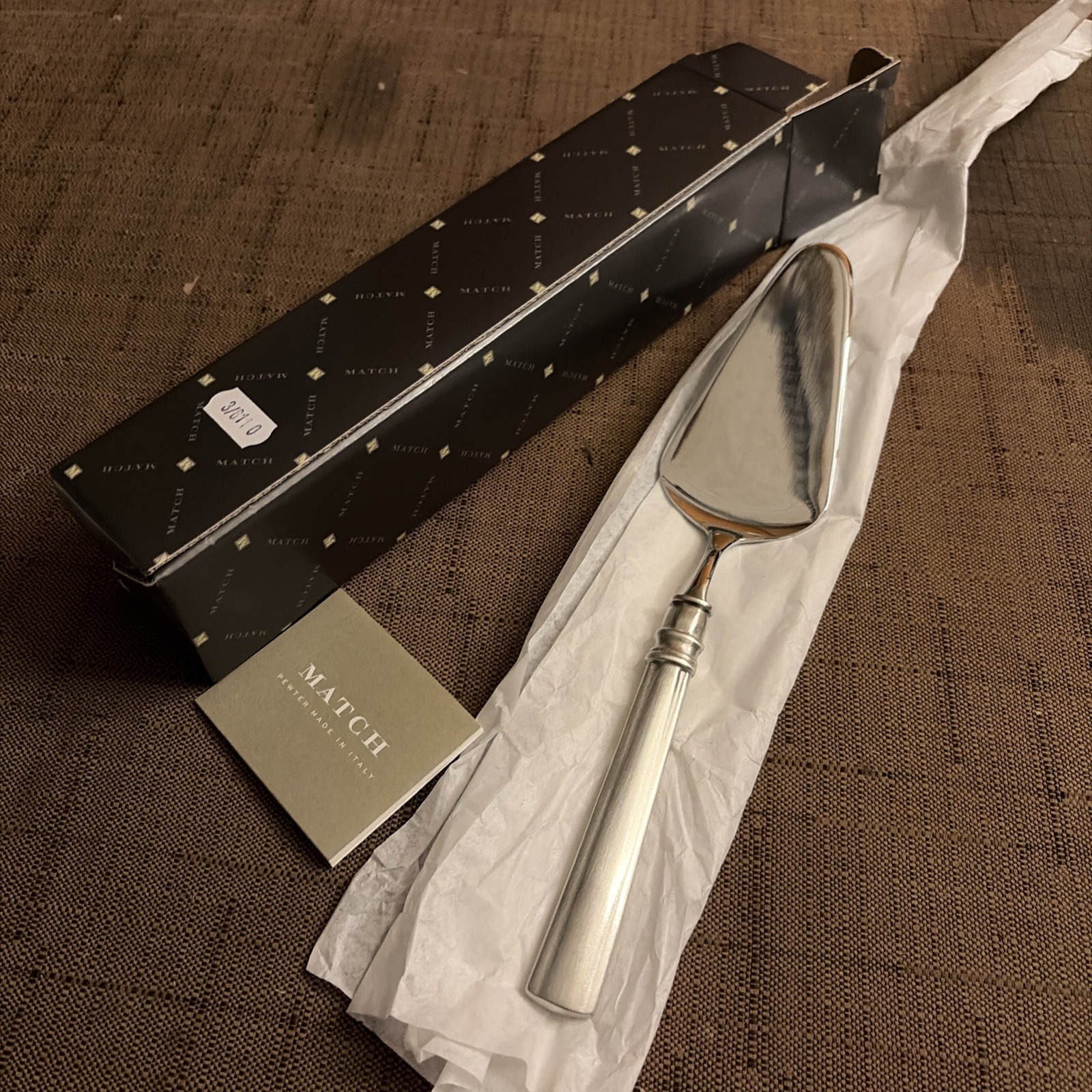 Match Pewter Lucia Cake Server  SKU A611.0