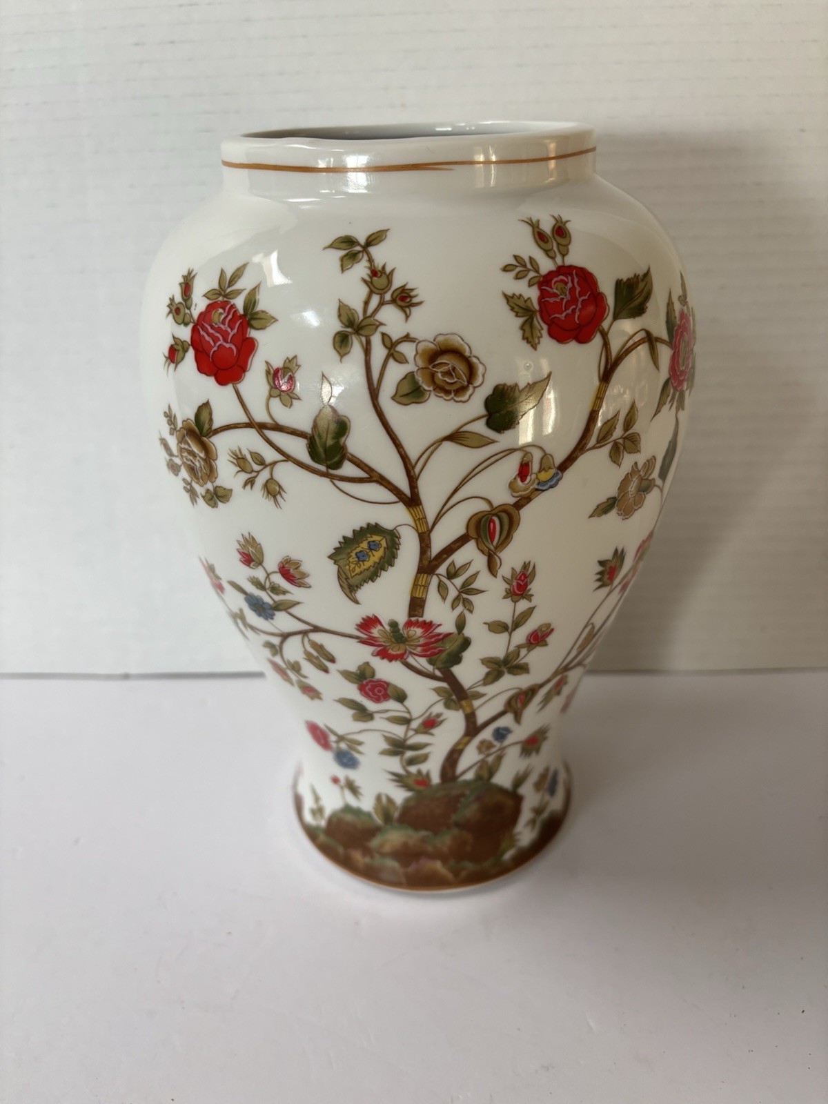 Oriental Vase Andrea By Sadek Made in Japan 9” Tall
