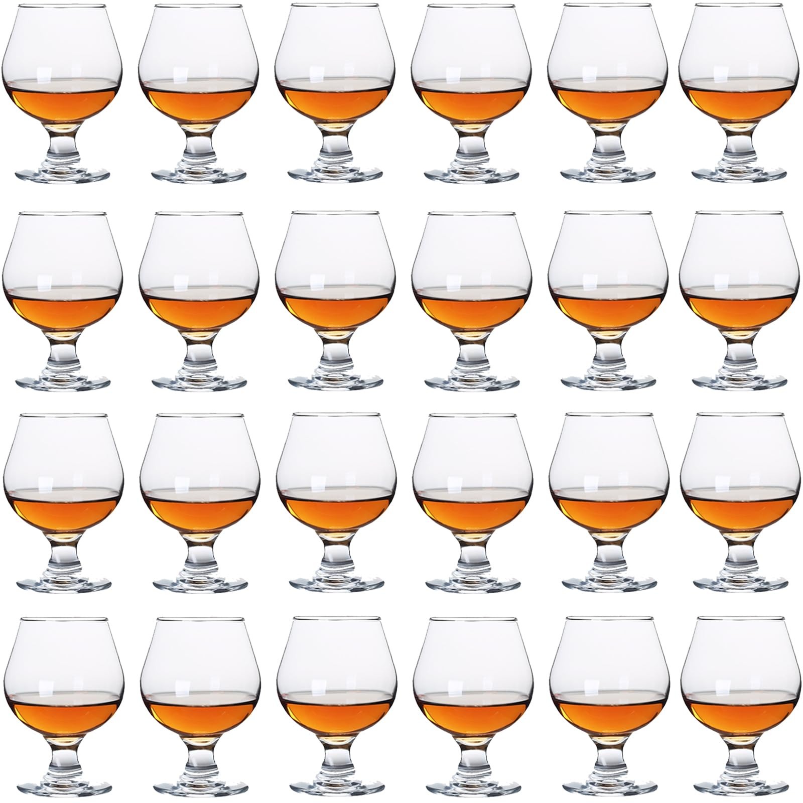 Srgeilzati Snifters Shot Glasses Set of 24 Clear 50ml (1.75 floz)