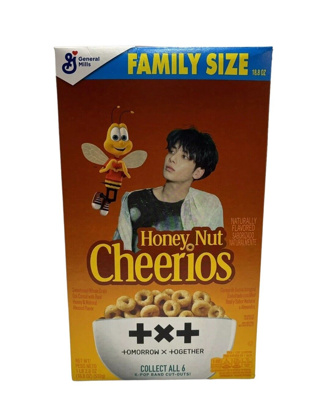 New Limited Edition Honey Nut Cheerios K-Pop Taehyun Tomorrow Together Cereal