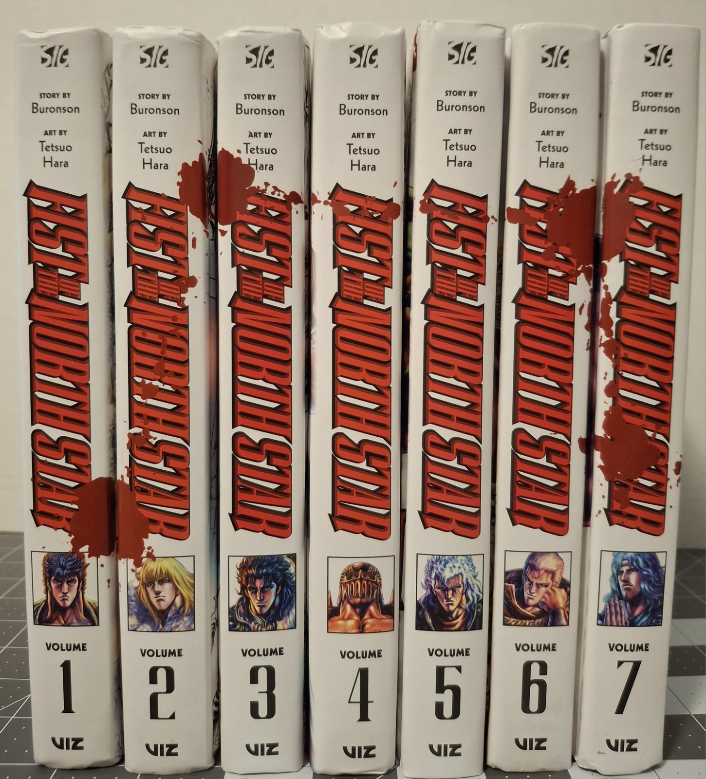 Fist of the North Star VIZ Manga Lot Vol. 1-7 English Fist of the North Star VIZ Manga Lot Vol. 1-7 English