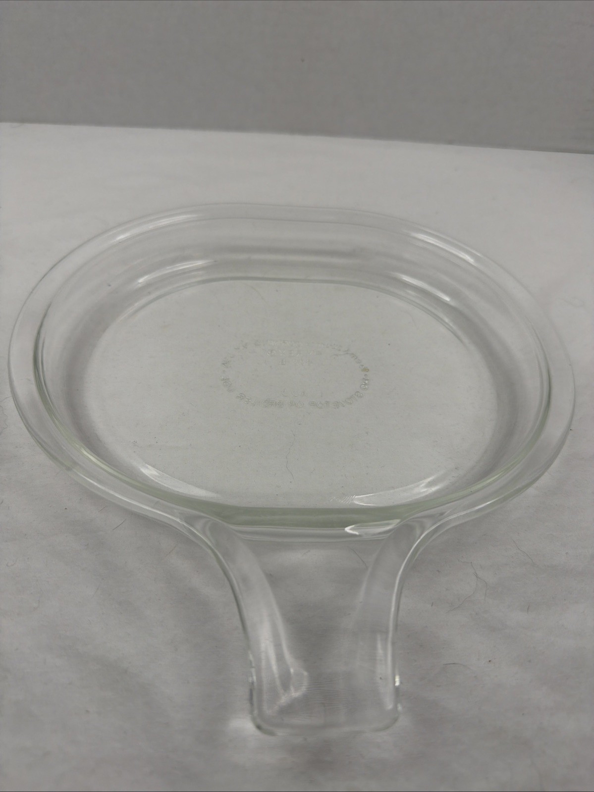 Vintage Pyrex 600-B Clear Glass 1 Pint 2 Cup Saucepan USA