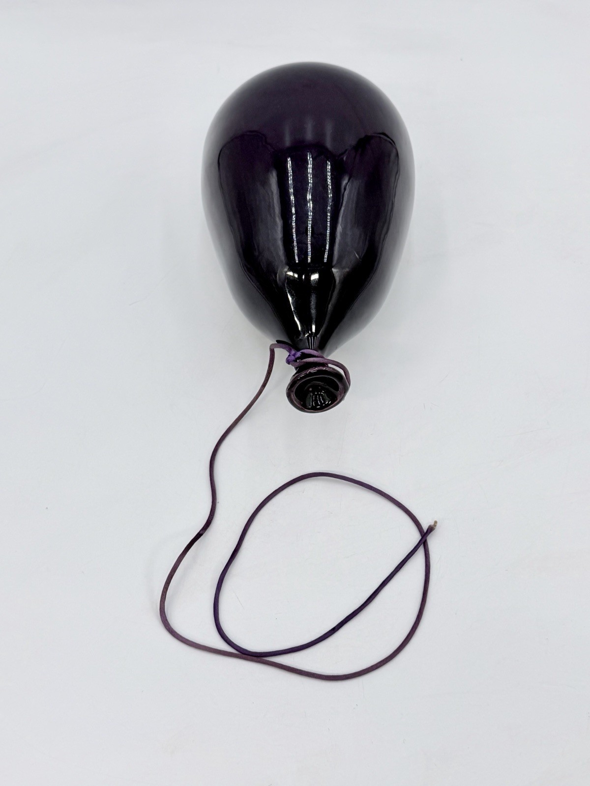 Vintage Dyer Ceramic Balloon Purple Wall Art Pop Art Mid Century Wall Decor