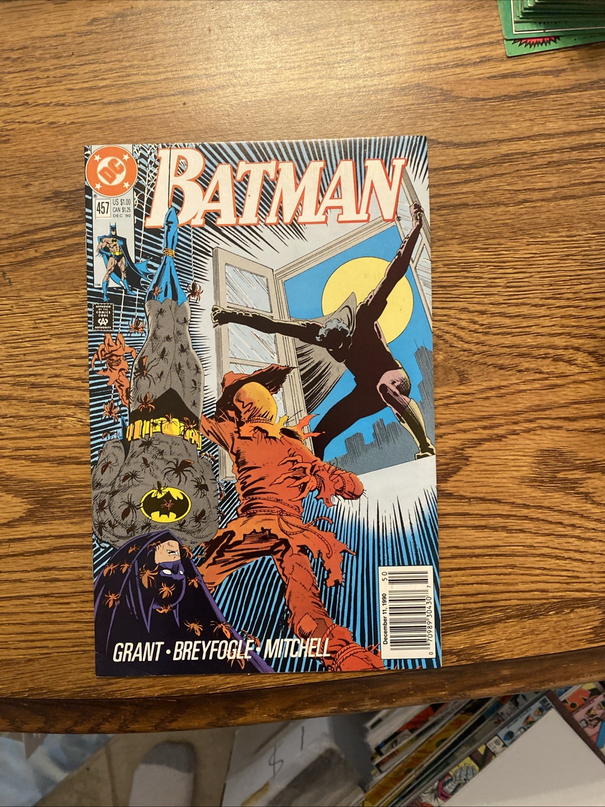 BATMAN # 457 UPC NEWSSTAND 1st Print DC COMICS 1990 TIM DRAKE BECOMES ROBIN NM-