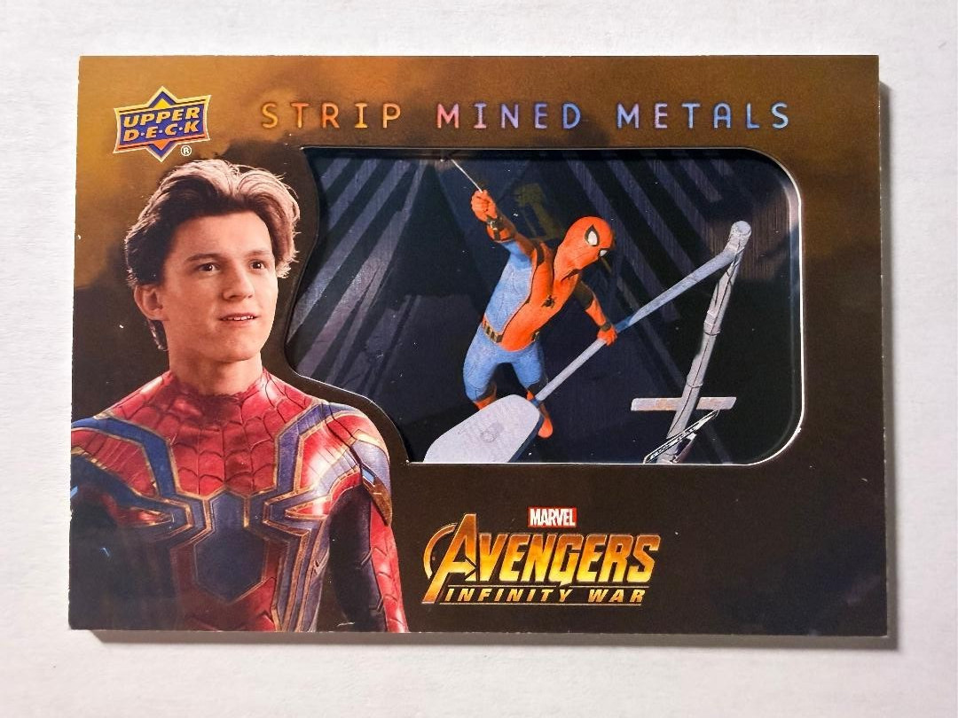 Marvel Upper Deck The Avengers Infinity War Strip Mined Metals SMM6 card