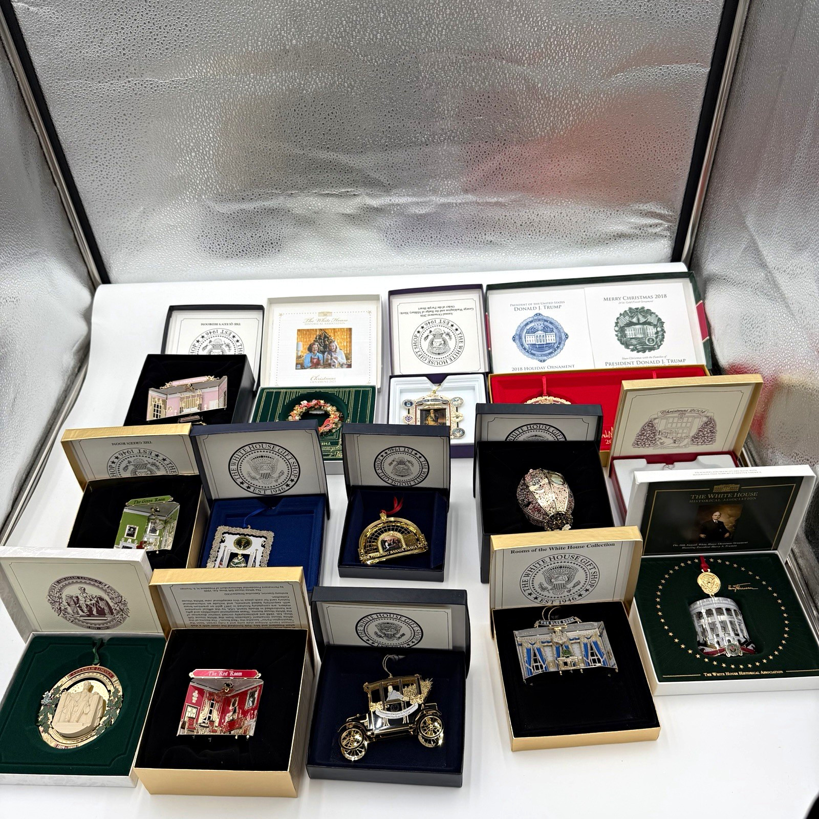 The White House Gift Shop Rooms of the White House Christmas Ornament Lot 14 