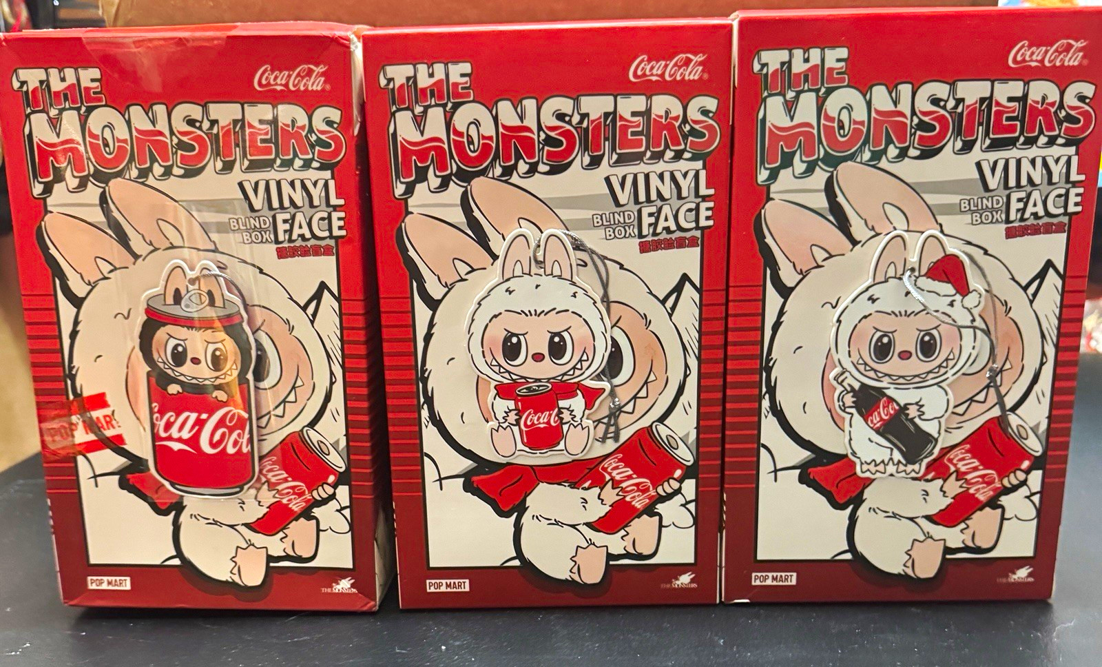 POP MART LABUBU THE MONSTERS COCA-COLA SERIES – 3 PCS BUNDLE SET