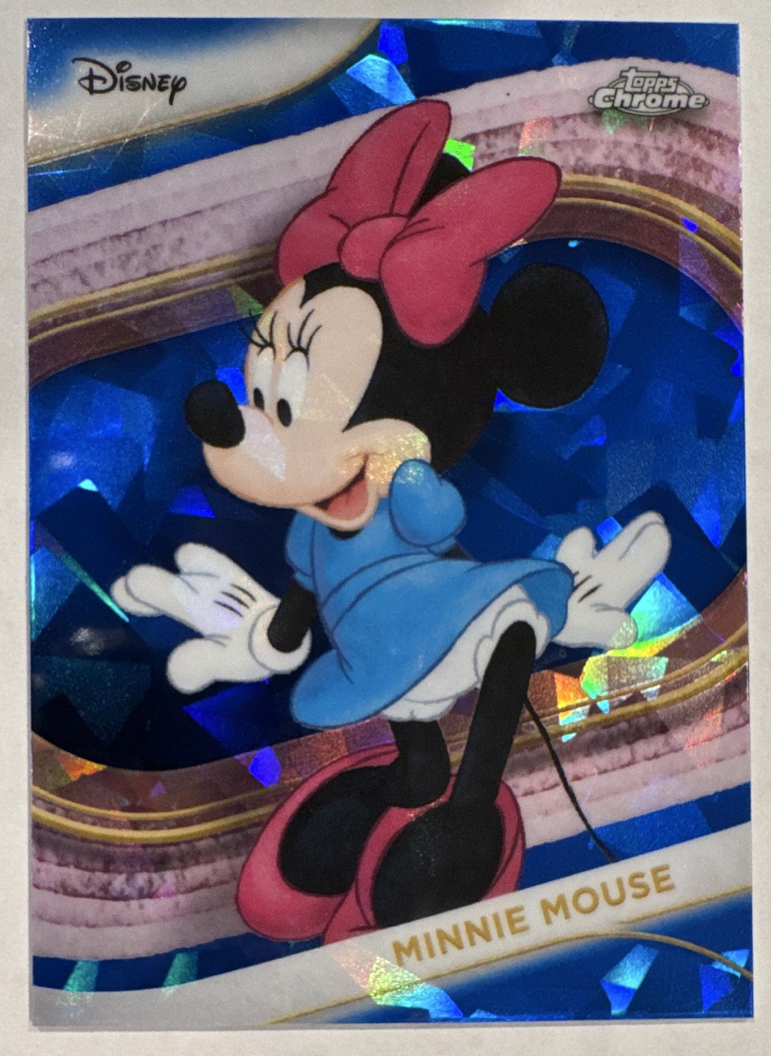 2025 Topps Chrome Disney Sapphire Minnie Mouse #28