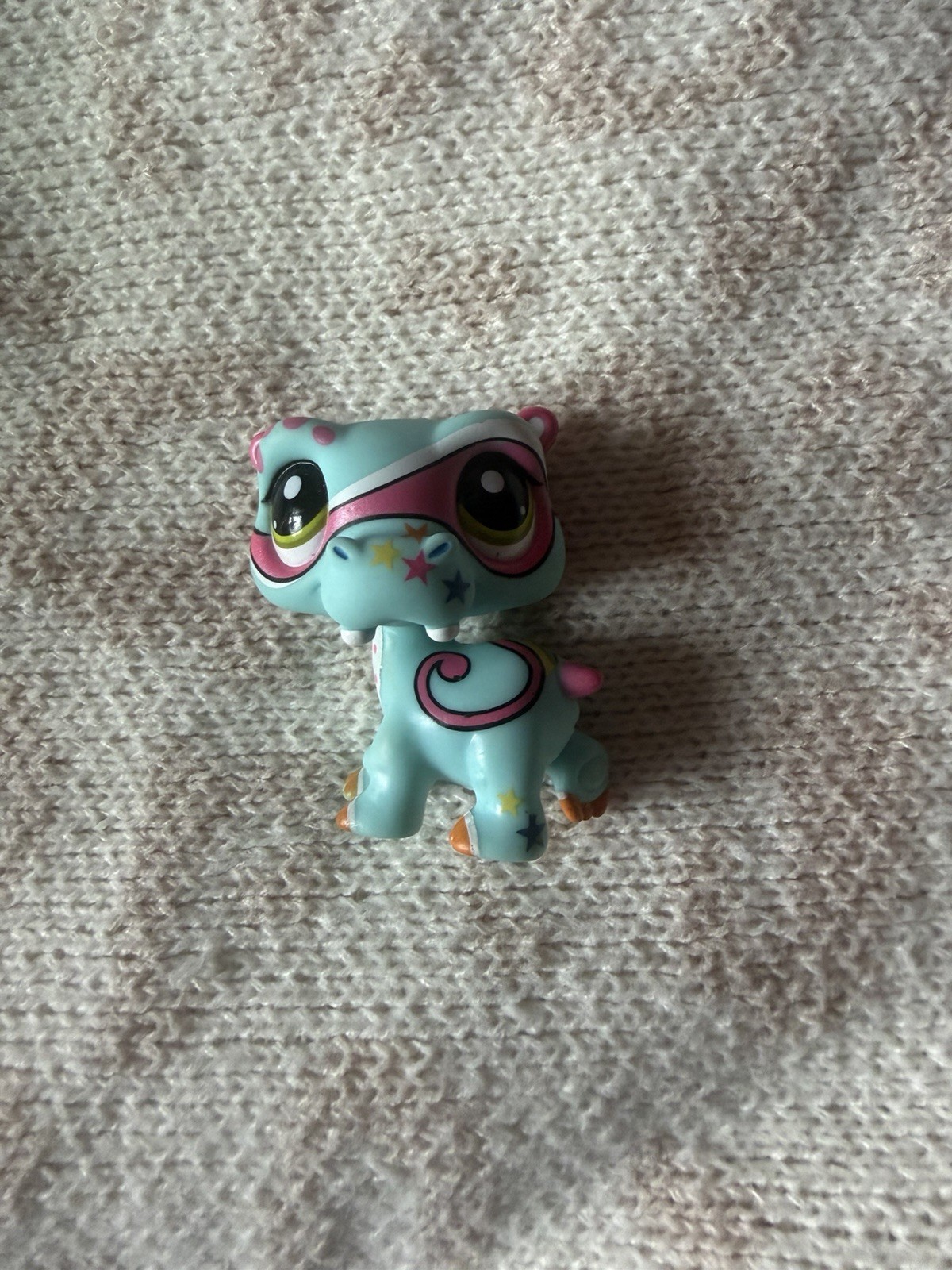 Littlest Pet Shop LPS ULTRA RARE 2010 Comic-Con Hippo #1702 SEE DESCRIPTION
