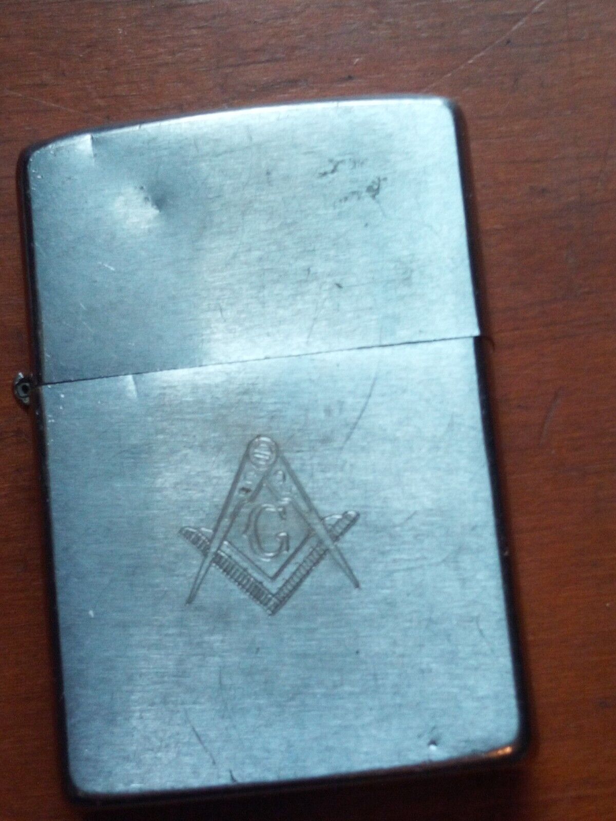 Vintage Freemason Zippo Lighter. Functioning Condition. Masonry Masonic...