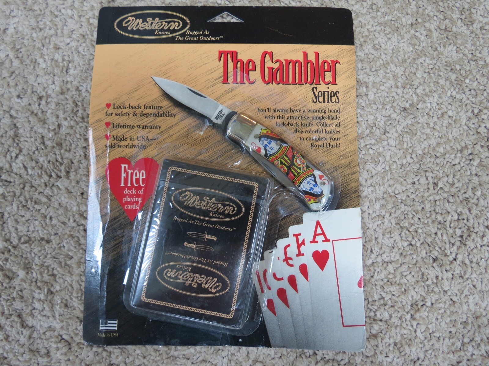 Western Camillus knife set made in USA (lot#15195)
