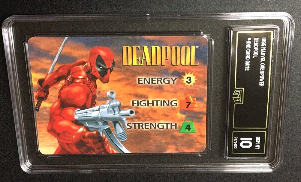 DEADPOOL  CGC GMA 10 GEM - MANIA / COLLECTIBLE CARD / TCG GEM MINT