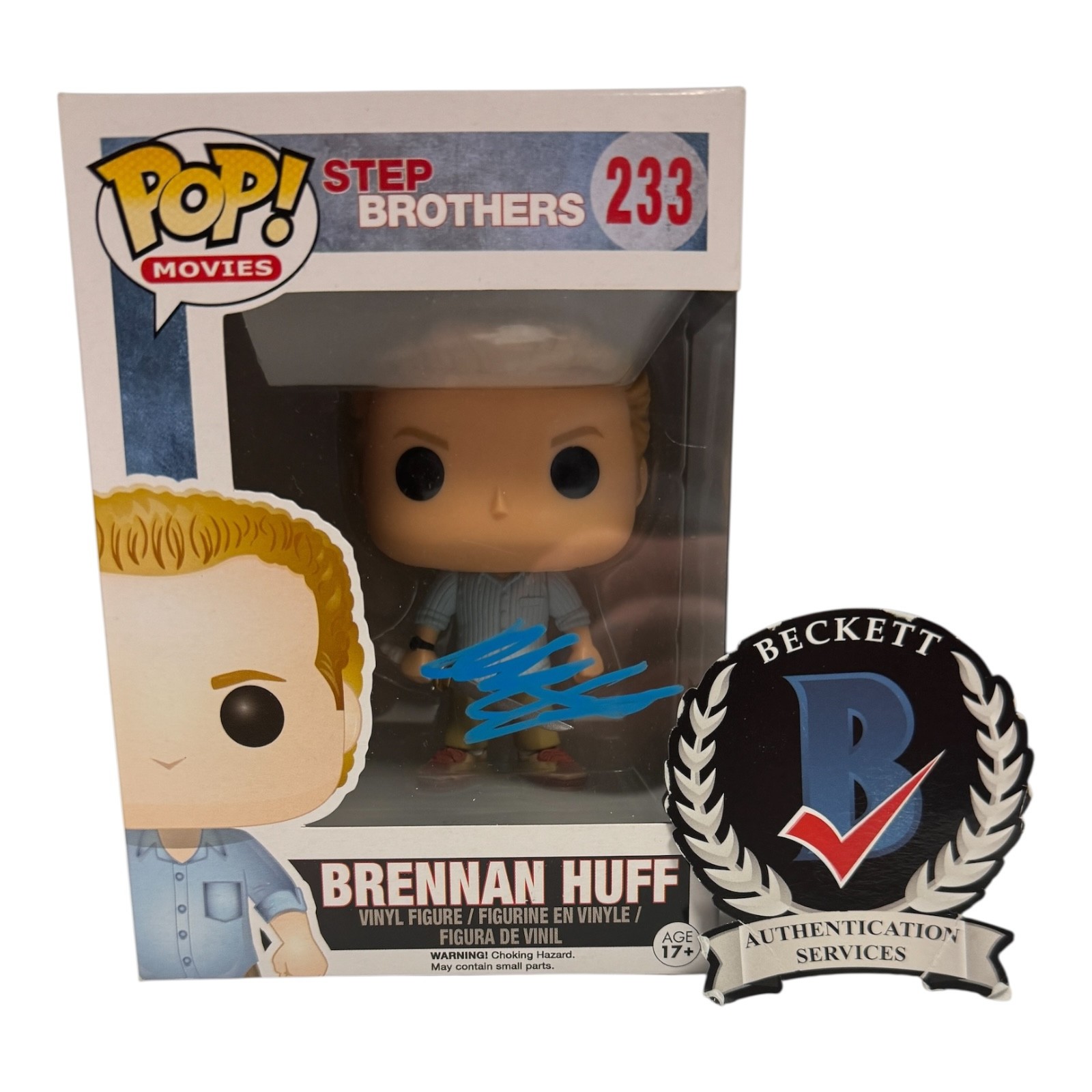 Will Ferrell Signed Autograph Step Brothers Funko Pop 233 BAS Brennan