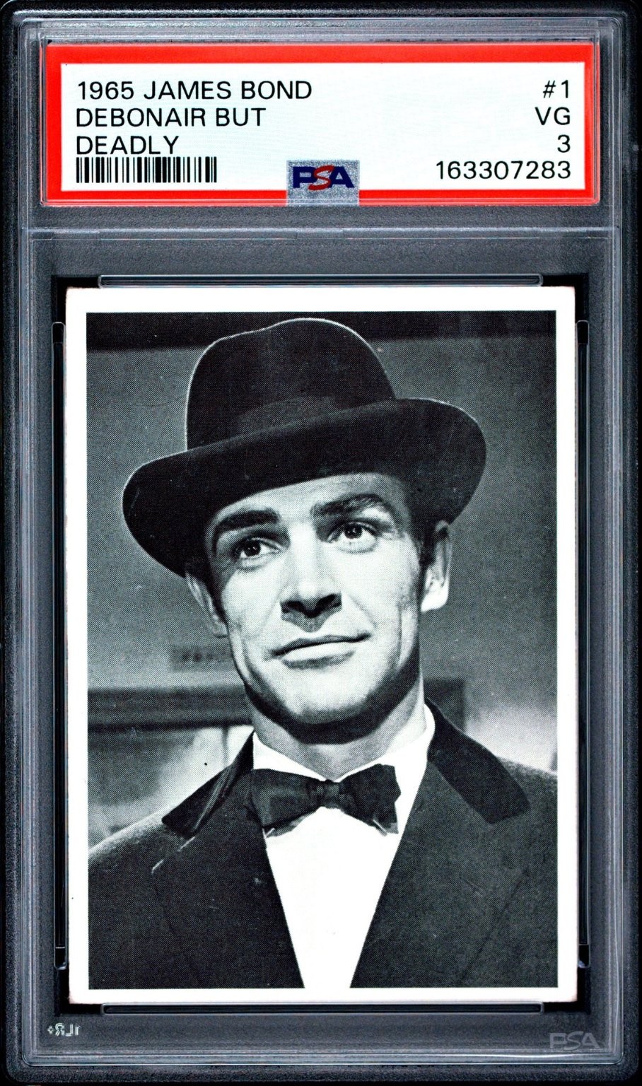James Bond Sean Connery 1965 Debonair But Deadly #1 PSA 3