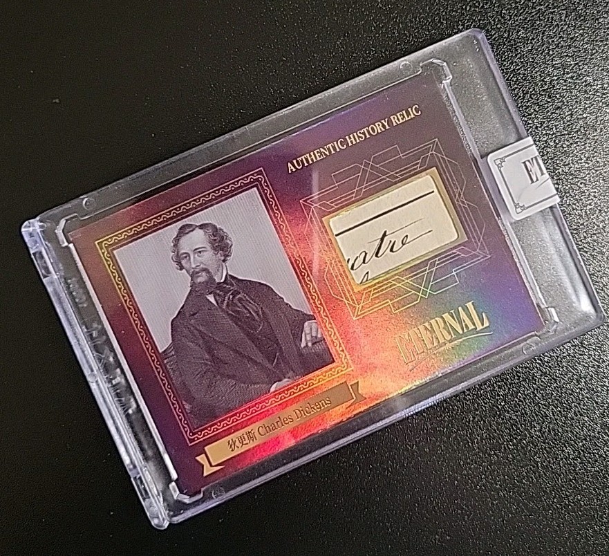 2024 Eternal Cuts Charles Dickens - Encased Authentic History Relic  5/25