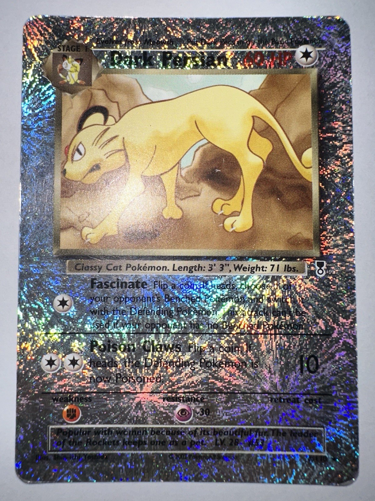 Pokemon TCG Legendary Collection 6/110 Dark Persian Reverse Holo