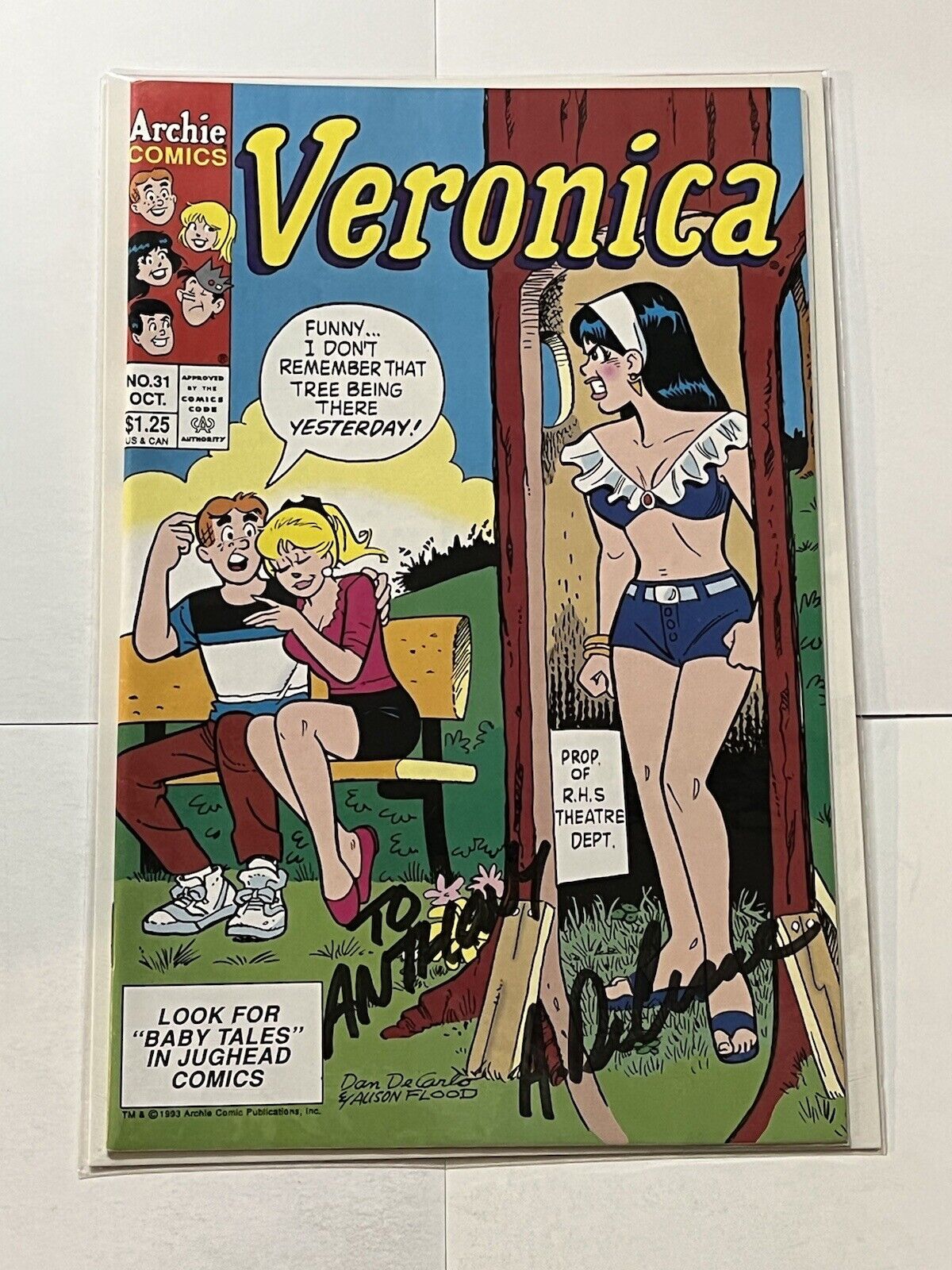 VERONICA #31 ARCHIE COMICS 1993 Signed | Combined Shipping