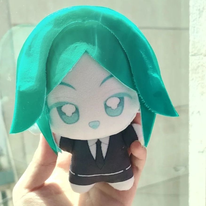 Land of the Lustrous Phosphophyllite 10cm Plush Doll Pendant Toy Anime Gift Land of the Lustrous Phosphophyllite 10cm Plush Doll Pendant Toy Anime Gift