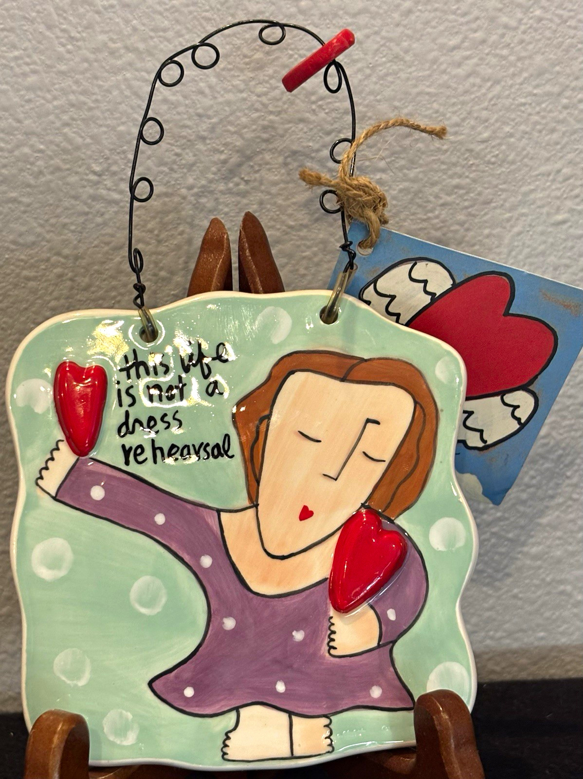 Sandra Magsamen Silvestri Ceramic Plaque \