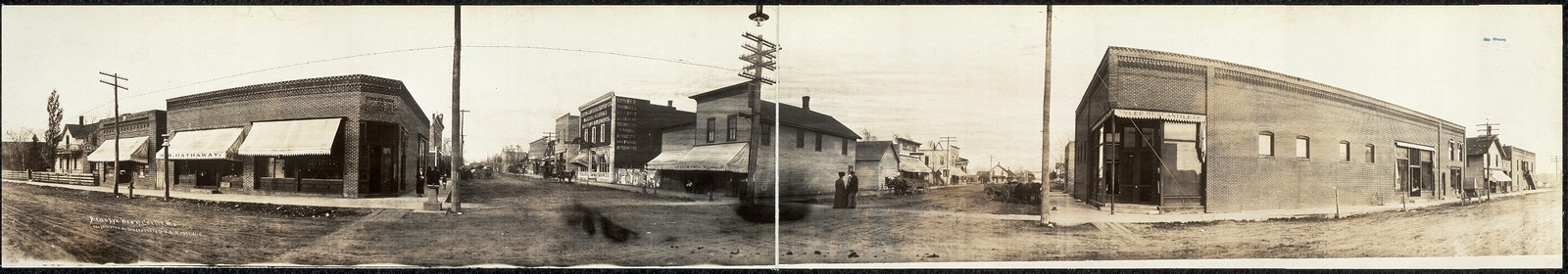 Photo:Bird's eye view of Chetek, Wis.