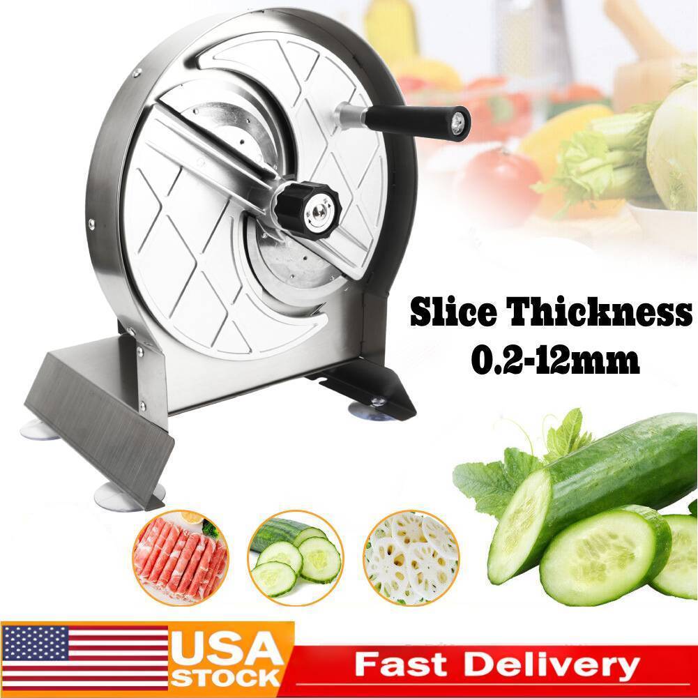 Commercial Manual Slicing Machine Thickness Adjustable Vegetable Fruit Cutter