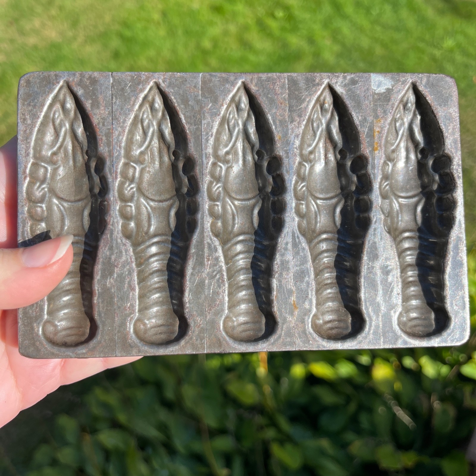 Antique French Létang Fils Lobster Chocolate Candy Aspic Mold #2201