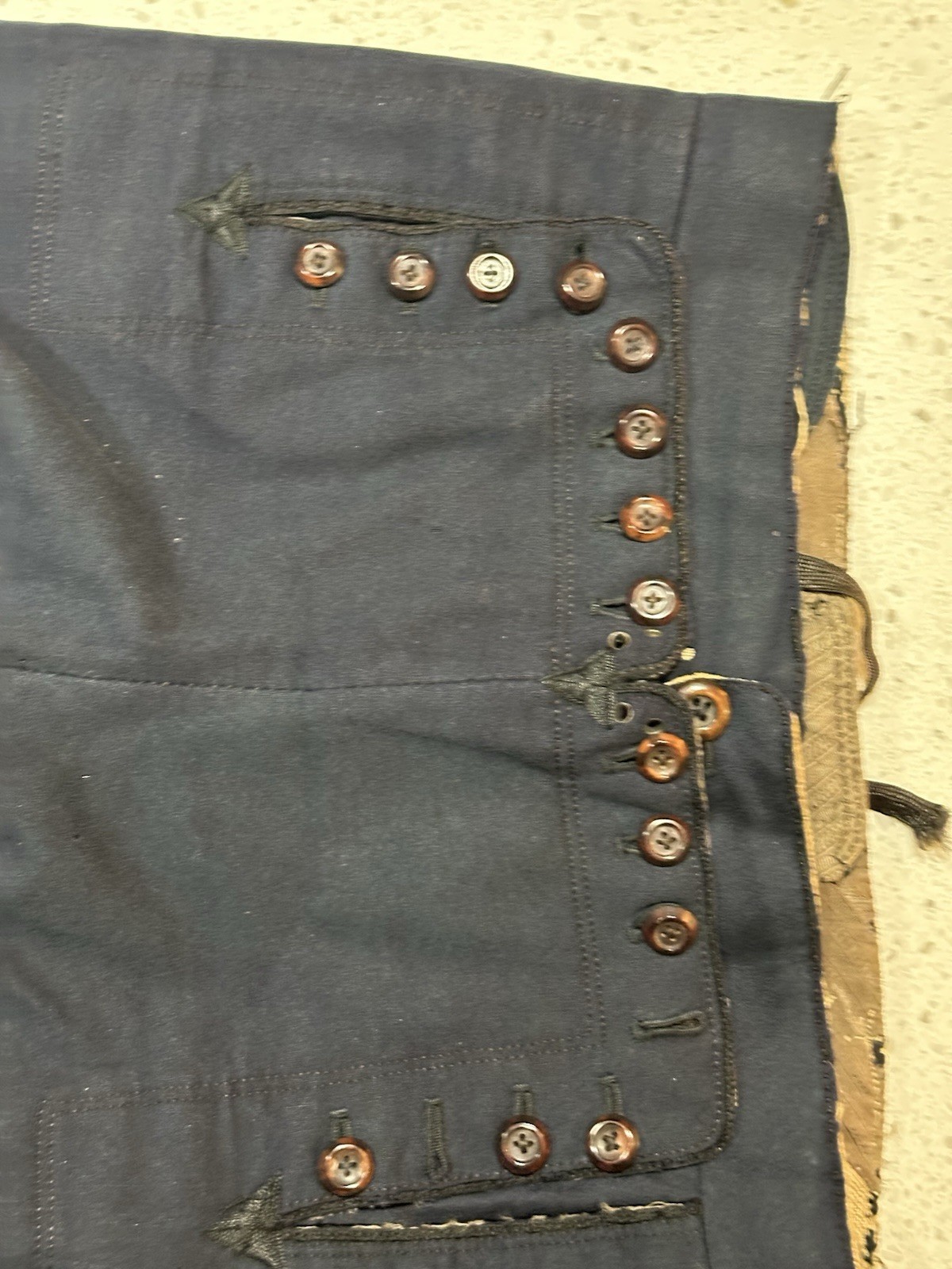 Original WW1 US NAVY Wool Pair Button Pants. Nice Original WW1 US NAVY Wool Pair Button Pants. Nice