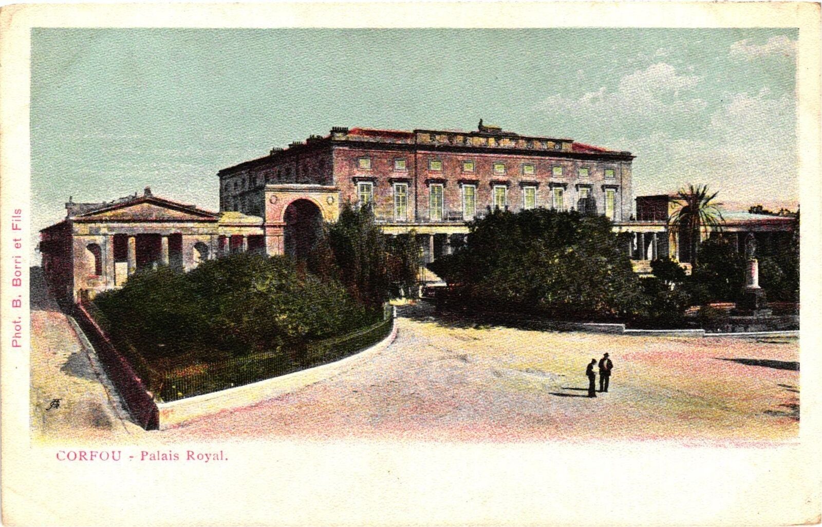 Vintage Postcard- PALAIS ROYAL, CORFOU, GREECE