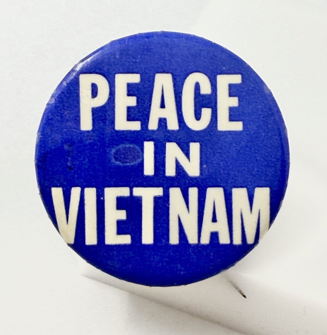 Peace in Vietnam Vintage Pin Anti-War Political Cause Pinback Button 1.5”