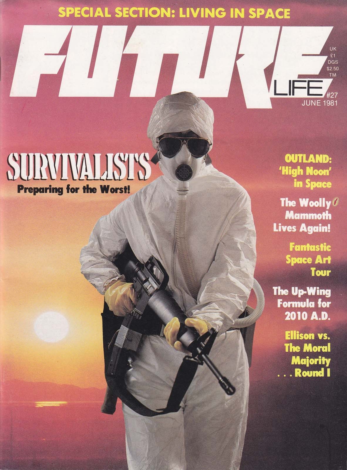 Future Life Magazine #27 VF; Future | June 1981 Survivalists Woolly Mammoth - w/