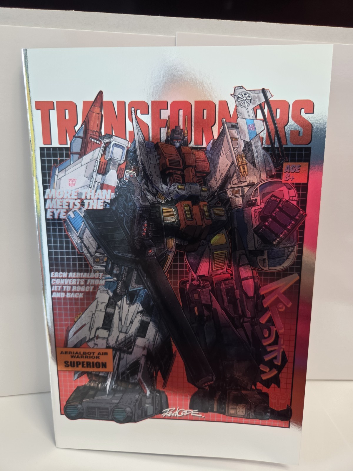 TRANSFORMERS #31  FREE TOPLOADER   REDCODE FANEXPO PHILLY FOIL LTD 500 NM
