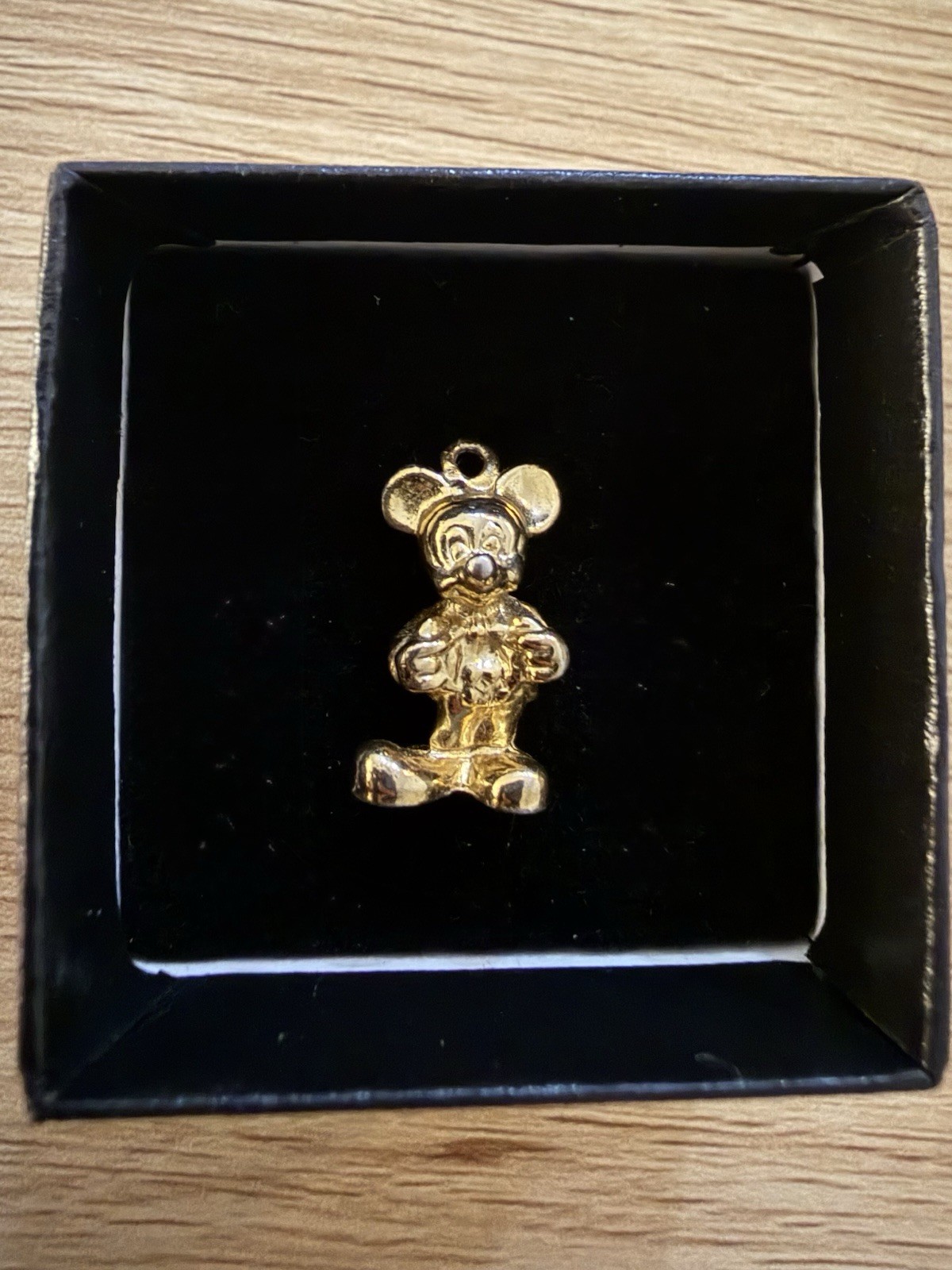 Authentic Vintage © Disney Mickey Mouse Gold Tone Pendant