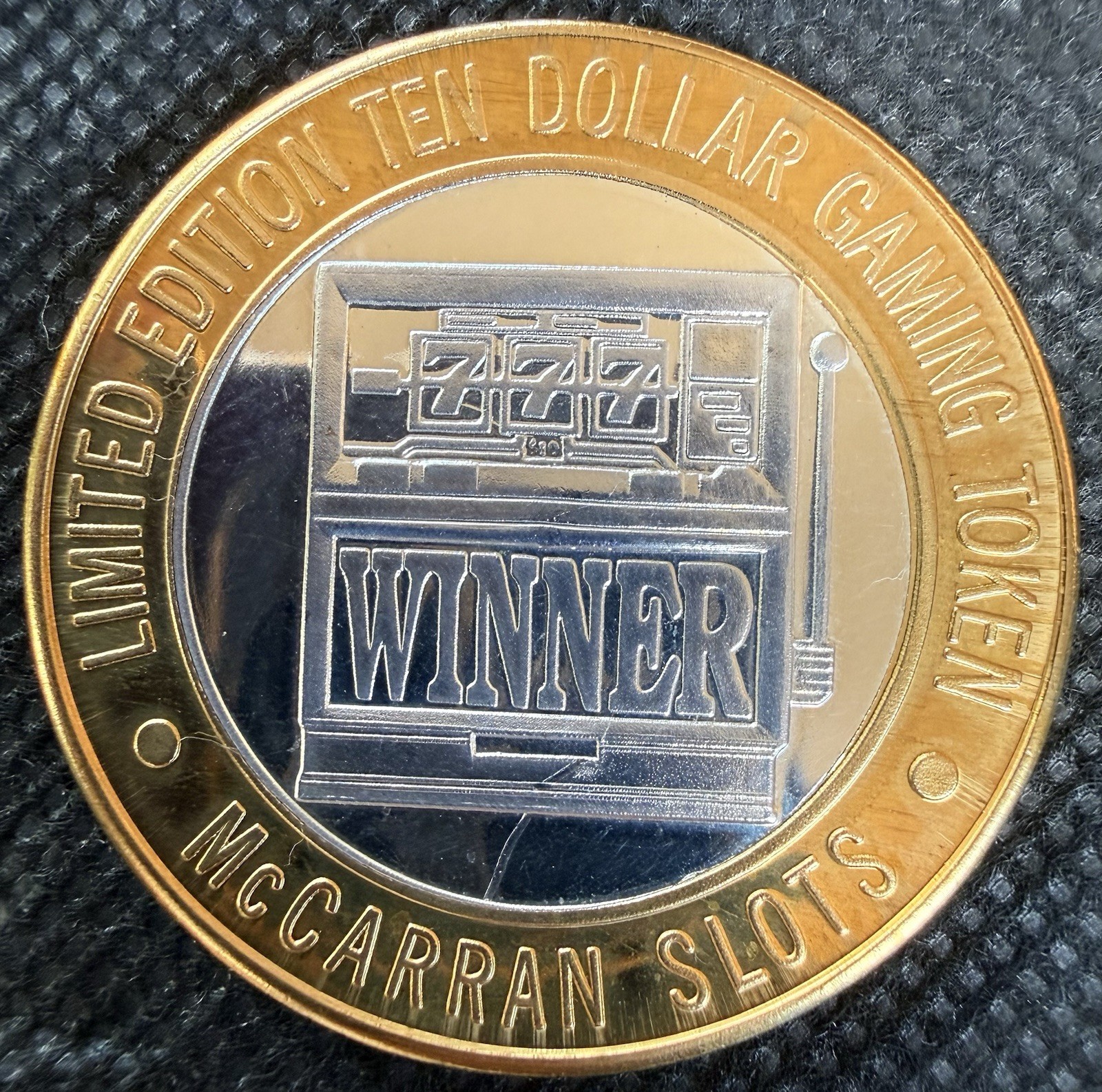 ⭐️McCARRAN AIRPORT HOTEL & CASINO Limited Edition 999% .6 Oz Pure Silver Strike