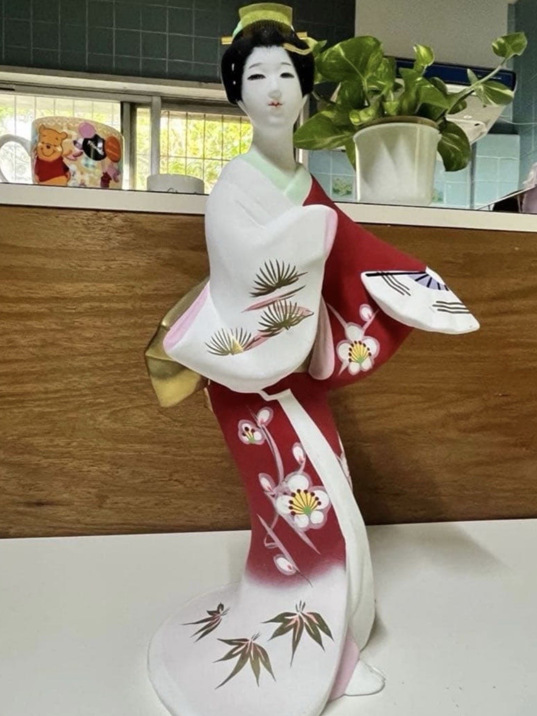 Vintage Japanese Hakata Ningyo Traditional Art Figurine Collectible
