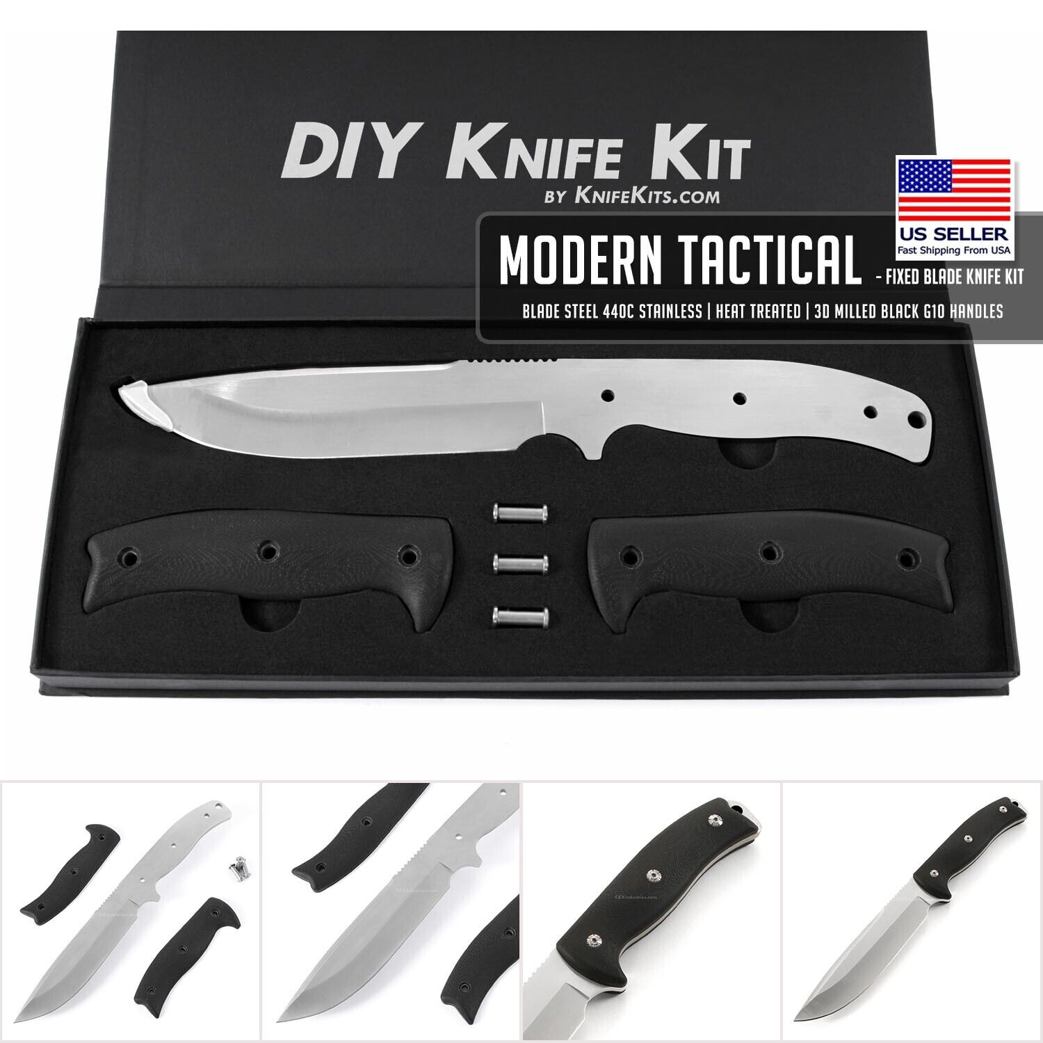 MODERN TACTICAL - DIY Knife Making Kit - USA Design