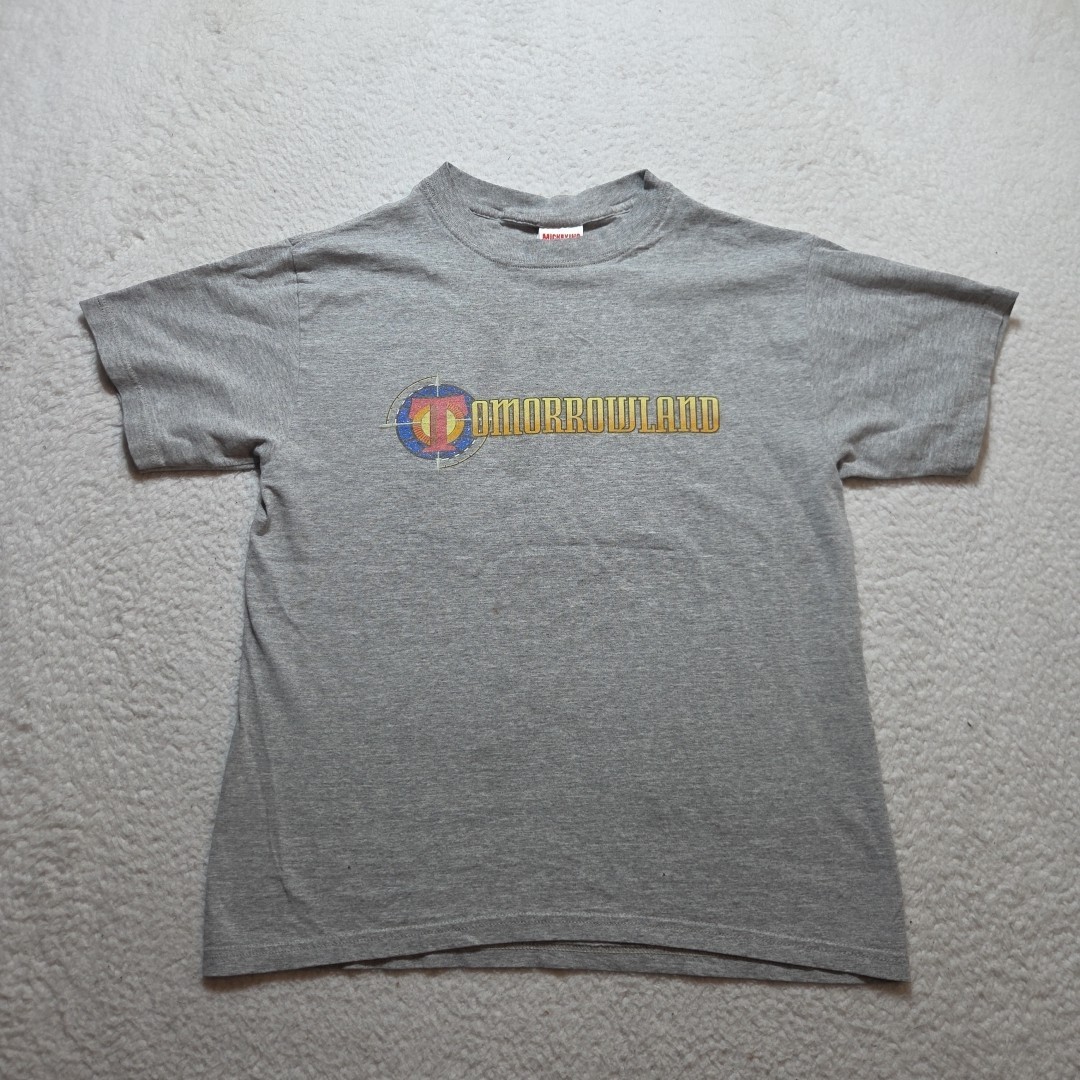 Vintage 90’s Disneyland Tomorrowland 1998 Medium shirt Gray