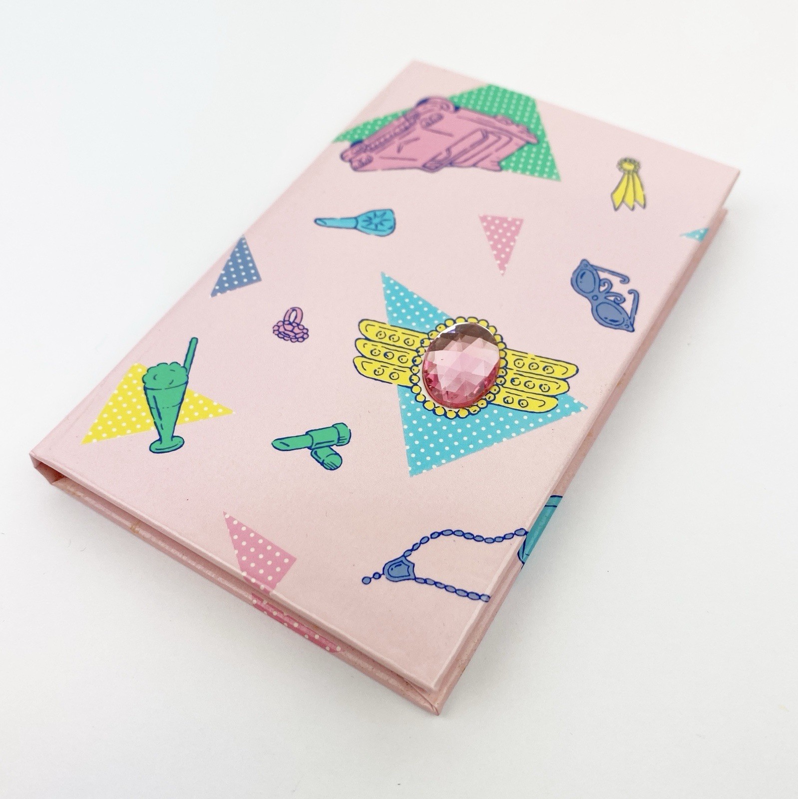 New 1987 Vintage Sanrio Mini Address Book Jeweled Pink Made in Japan Retro Girly New 1987 Vintage Sanrio Mini Address Book Jeweled Pink Made in Japan Retro Girly