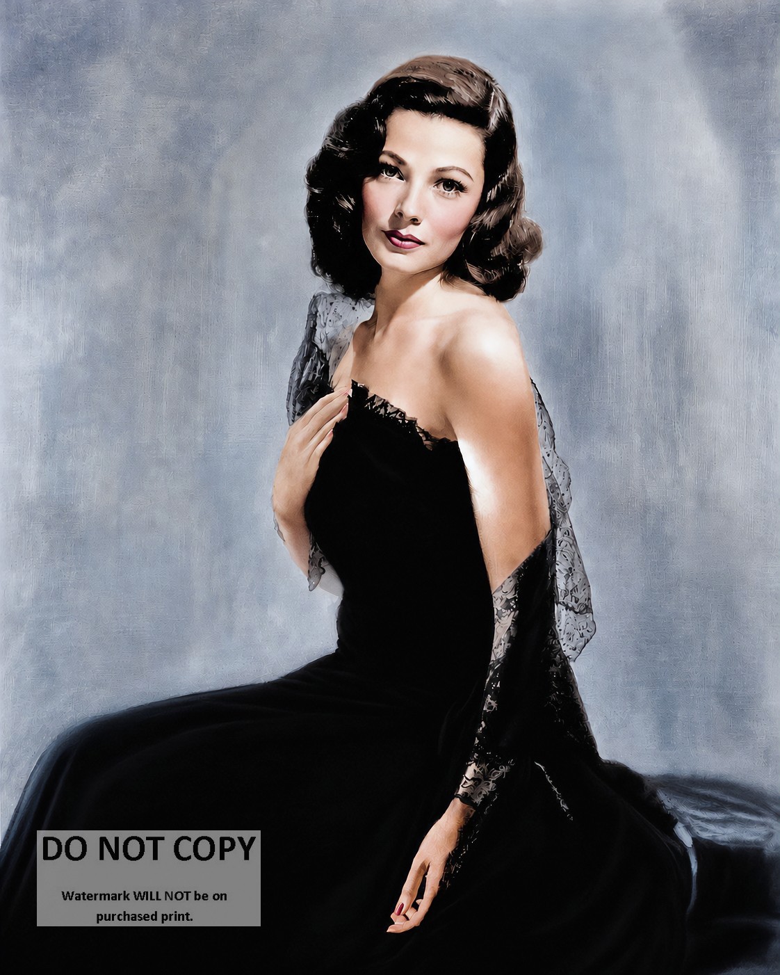 REPRODUCTION OF THE PAINTING OF GENE TIERNEY FROM \