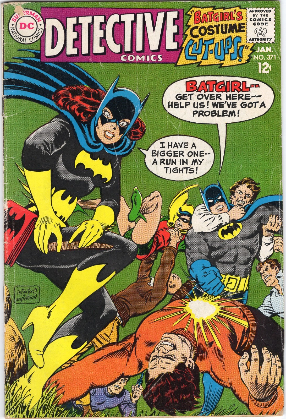 Detective Comics 371 1968 DC Comics VG 4.0 1st App TV Batmobile Robin Batman
