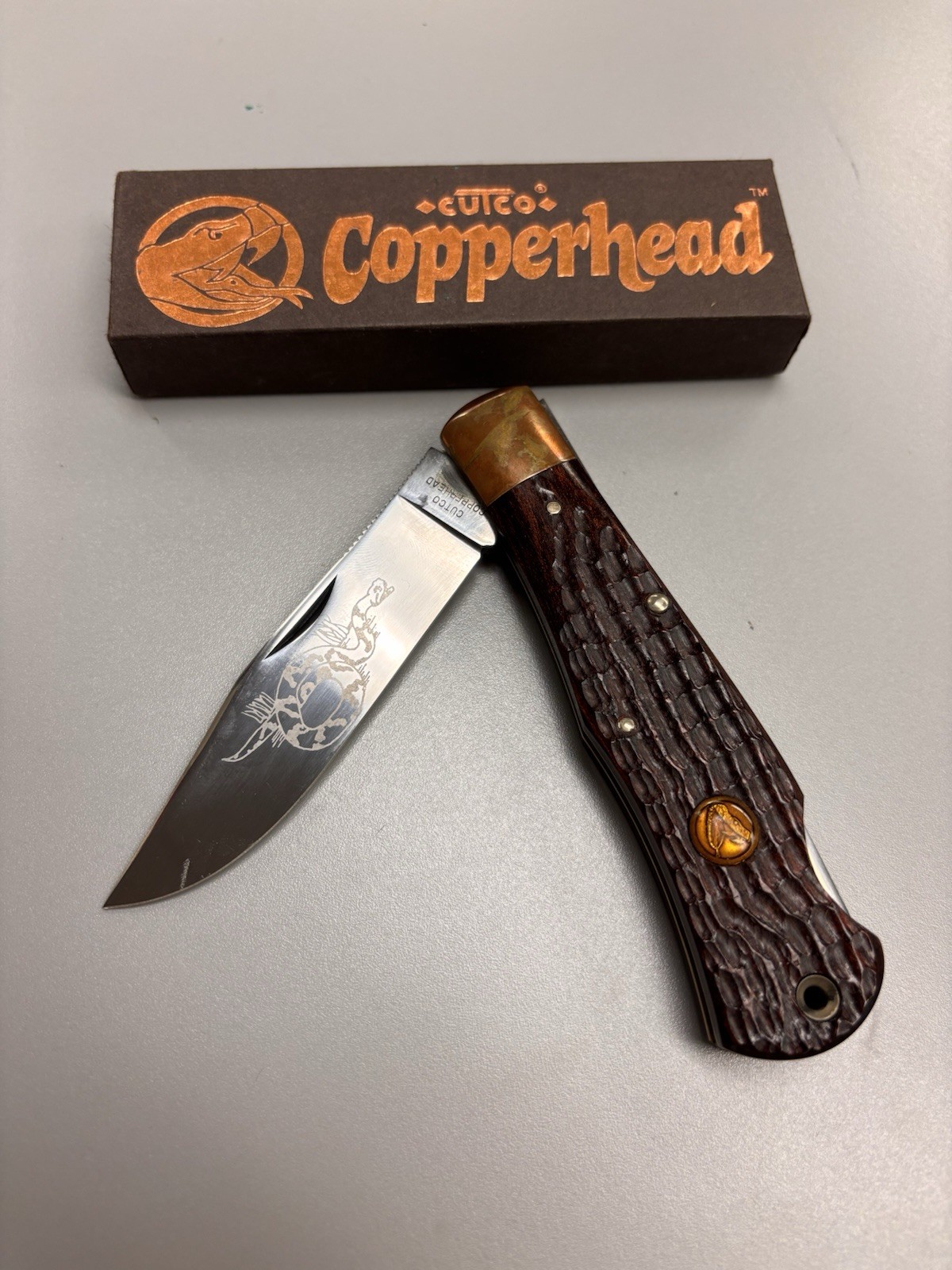 Rare Vintage Cutco Copperhead Lockback Knife 1846 New Old Stock Complete Box Set