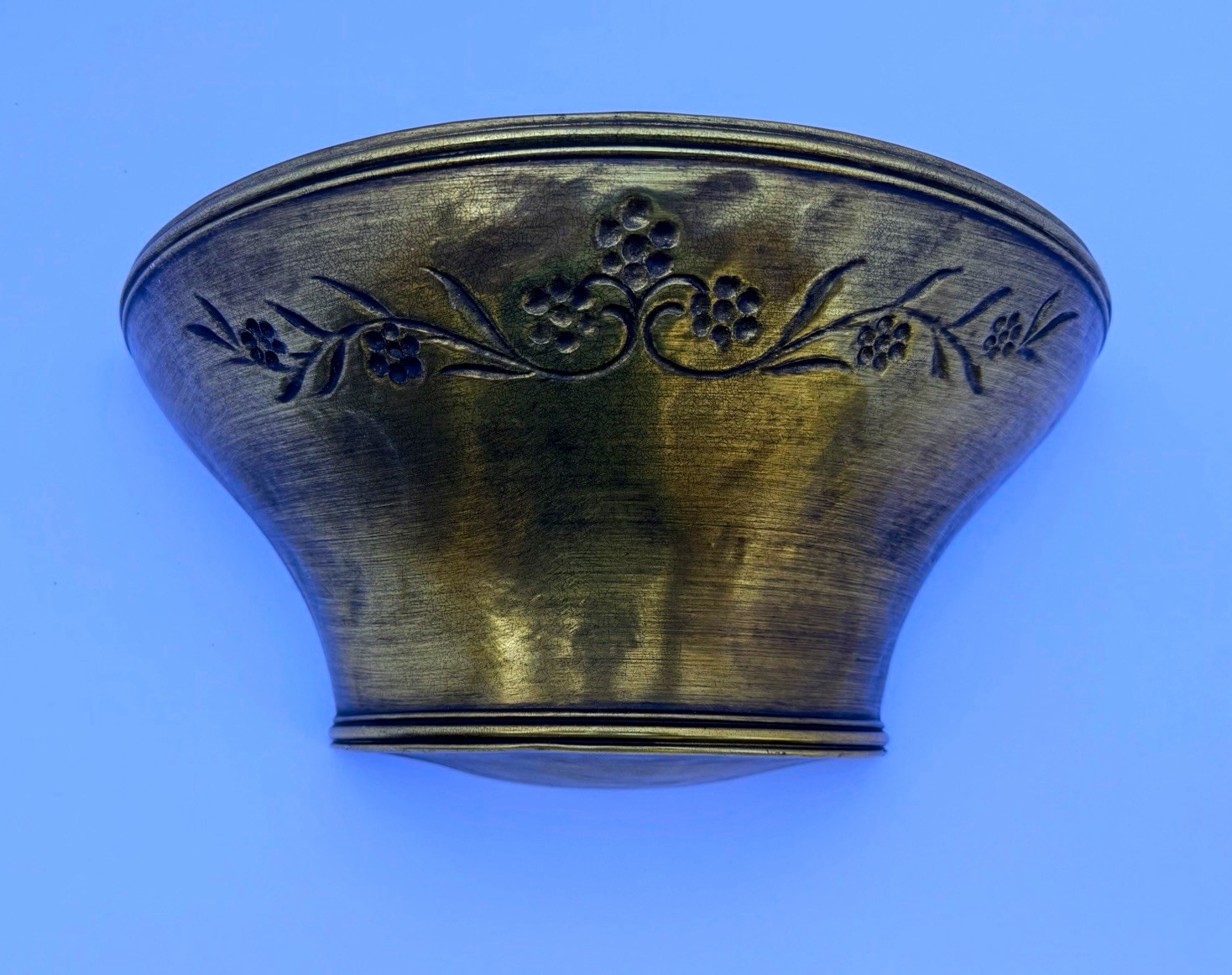 Vintage 1965 Syroco #5141 Gold Floral Wall Pocket Planter – Hollywood Regency