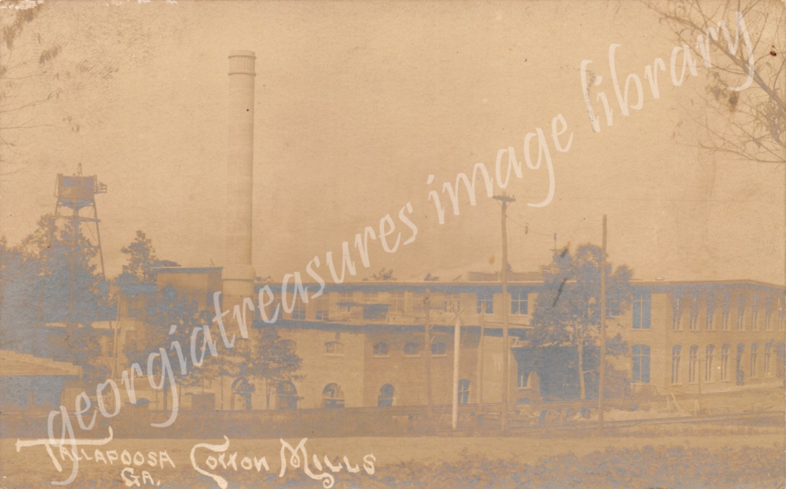 GA~GEORGIA~TALLAPOOSA~TALLAPOOSA COTTON MILLS~C.1910 RPPC