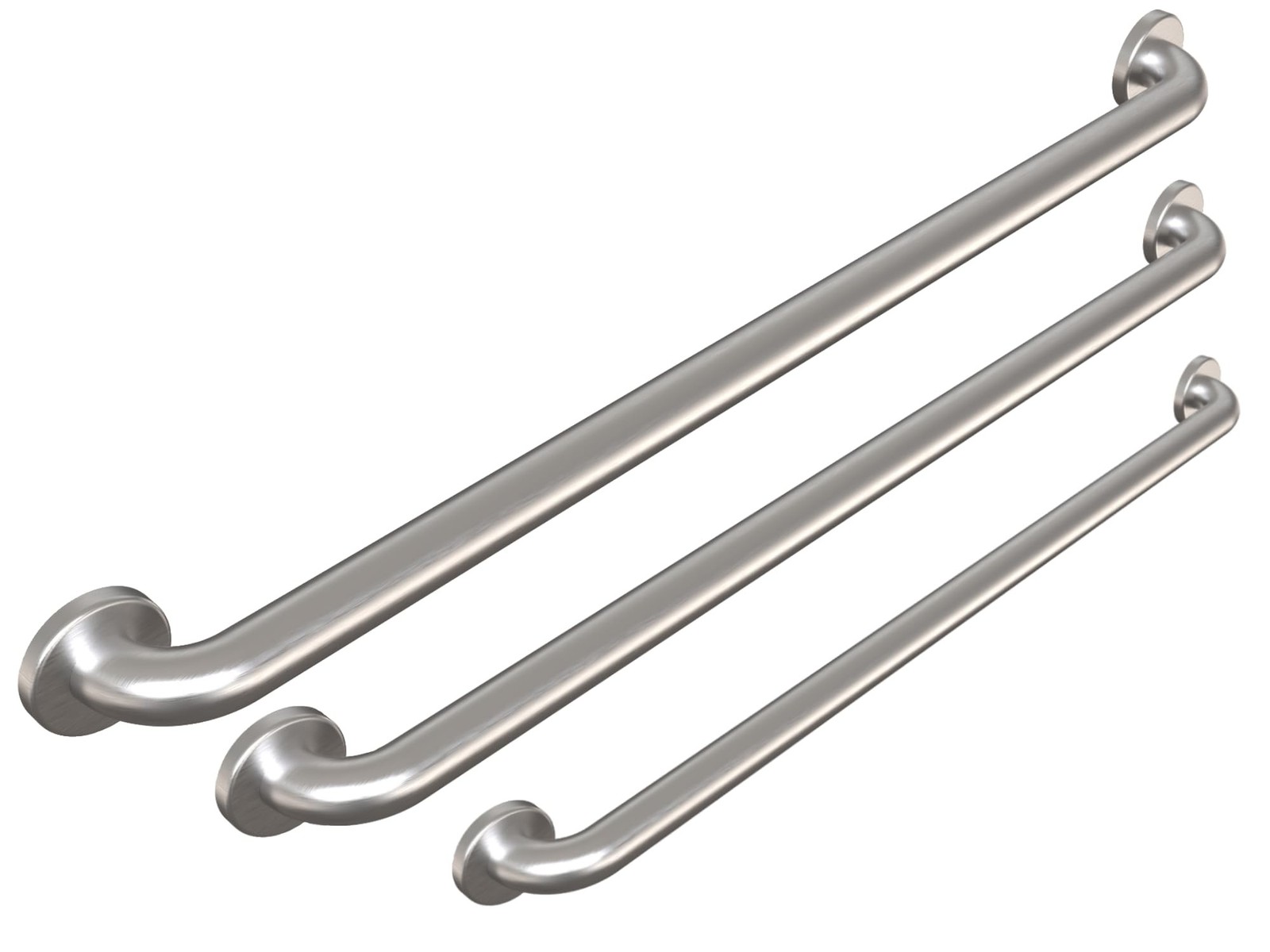 Commercial Grab Bar Bundle for Commercial Restrooms - ADA Compliance - 1.5