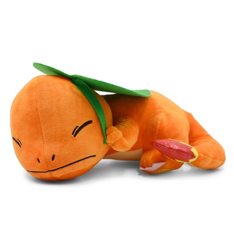 Pokemon Charmander Sleeping Plush Toy 30cm Orange Soft Stuffed Animal Collectibl