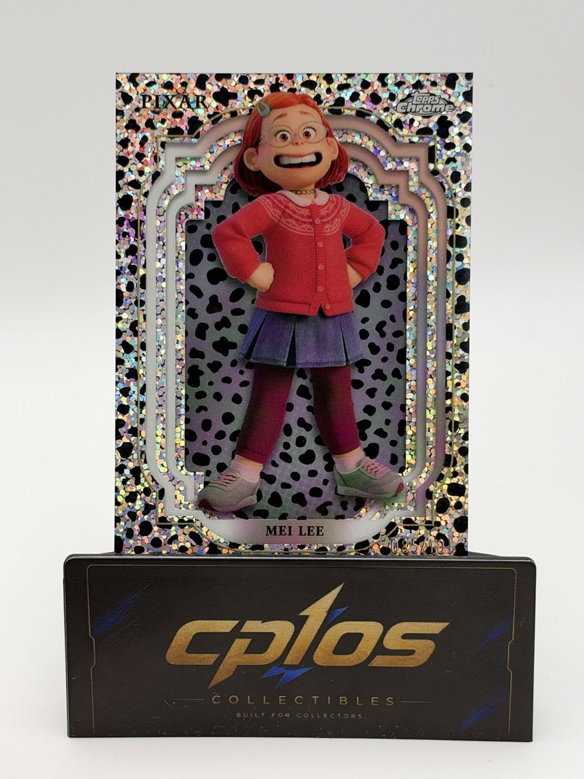 2024 Topps Chrome Mei Lee #191 101 Dalmatians Black & White Shimmer 85/101 2024 Topps Chrome Mei Lee #191 101 Dalmatians Black & White Shimmer 85/101