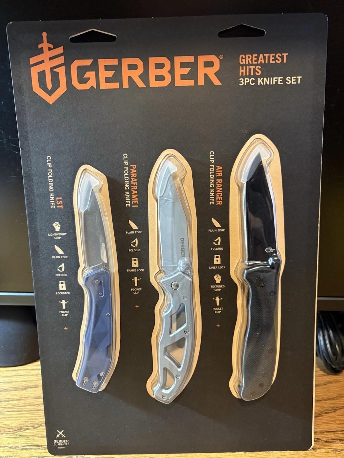 Gerber Greatest Hits 3 Pc Knife Set | $101 Value | NIP GREAT GIFT IDEA